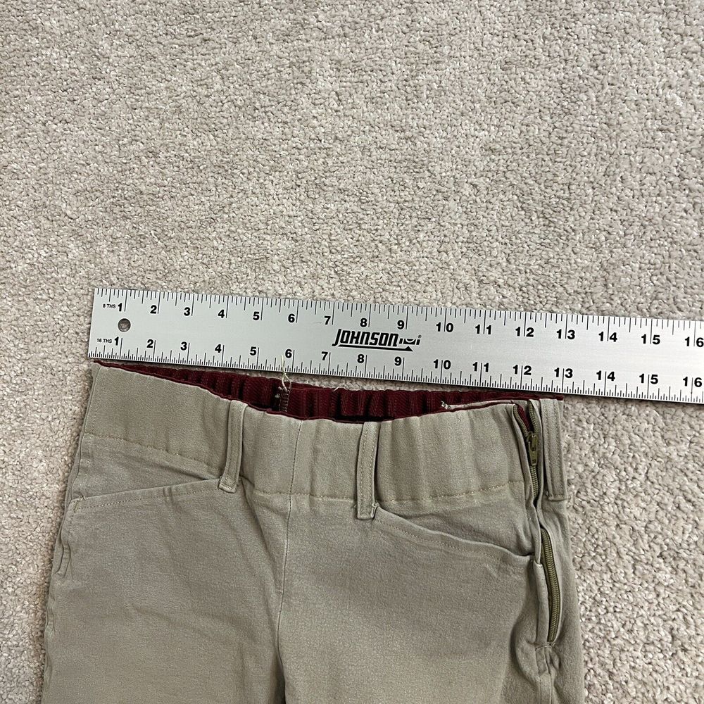 Grand Prix Breeches Zip Beige Size 26R Waist Horse Riding Outdoors Tan - Picture 10 of 13